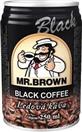 Mr.BROWN lad.káva 240ml black /24kt